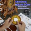 CubicFun 3D puzzle stolík vyrezávané kyvadlové hodiny – kreatívny dekoračný model