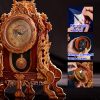CubicFun 3D puzzle stolík vyrezávané kyvadlové hodiny – kreatívny dekoračný model