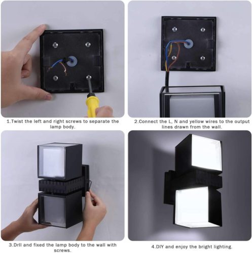 Vonkajšie nástenné svietidlá Glighone