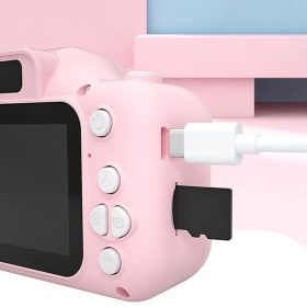 Digitálny fotoaparát Bshop pre deti (ružový, slon)