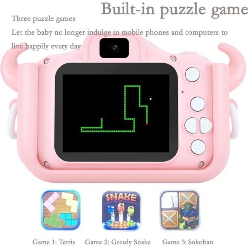 Digitálny fotoaparát Bshop pre deti (ružový, slon)