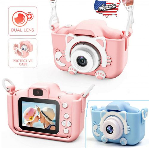 Digitálny fotoaparát Bshop Cat pre deti (ružový)
