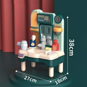   Kúpeľňové zrkadlo s umývadlom, batériou a príslušenstvom na potrubie (prehrávač osvetlenia a zvuku)