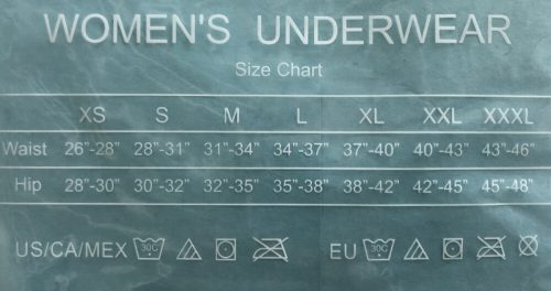 Dámska spodná bielizeň TUUHAW s vysokým pásom – 5-dielna pohodlná nohavička vo veľkosti XL