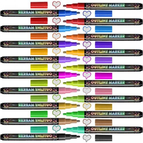 18-dielna sada fixiek Buluri – na presné kreslenie a skicovanie