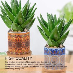 Keramický kvetináč TsunNee 4 ks