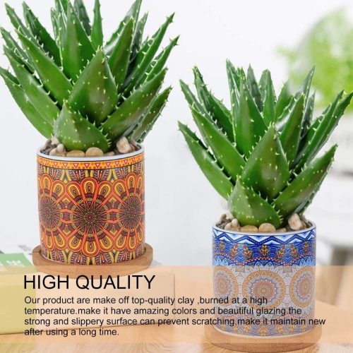 Keramický kvetináč TsunNee 4 ks