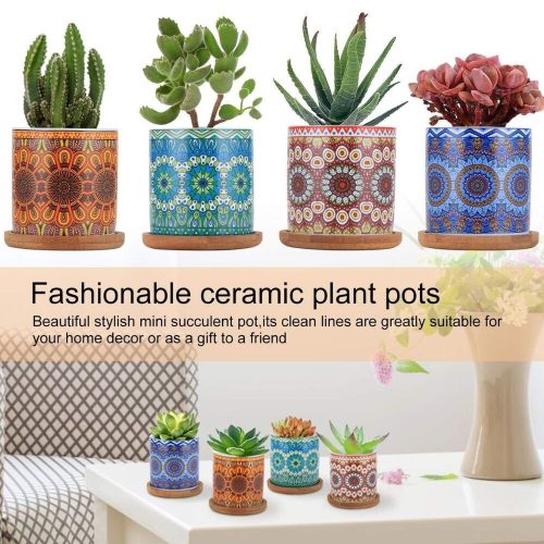 Keramický kvetináč TsunNee 4 ks