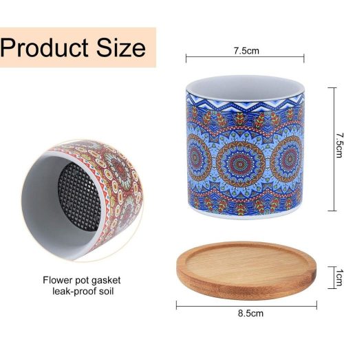 Keramický kvetináč TsunNee 4 ks