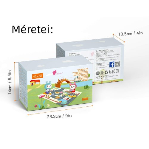 TUMAMA Auto s hracou podložkou – Interaktívna diaľničná súprava pre deti