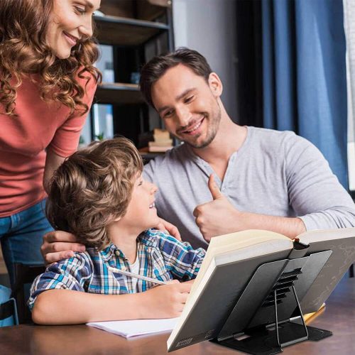 Skladací detský čitateľský stojan MEISHANG so vzorom astronauta - nastaviteľná výška