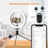Jeemak PC50 kruhové svetlo so stojanom – LED selfie lampa s držiakom na telefón