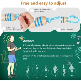 Detské švihadlo Hianjoo 2 ks (modro-zelené)