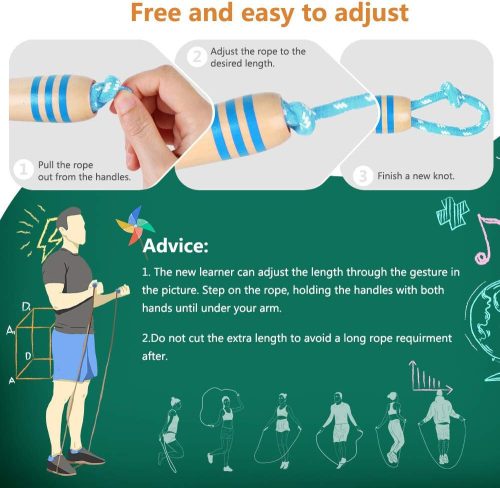 Detské švihadlo Hianjoo 2 ks (modré)