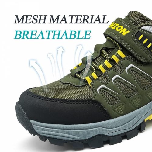 Turistická obuv ASHION pre deti Veľkosť 31 (tmavozelená)