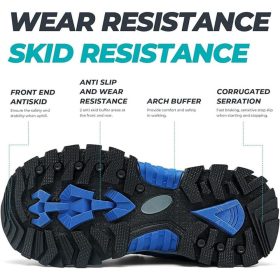 Detská turistická obuv ASHION, veľkosť 28 (modrá)