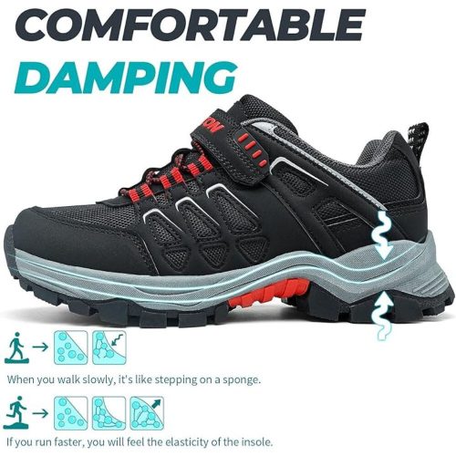 ASHION turistická obuv pre deti veľkosť 29 (červená)