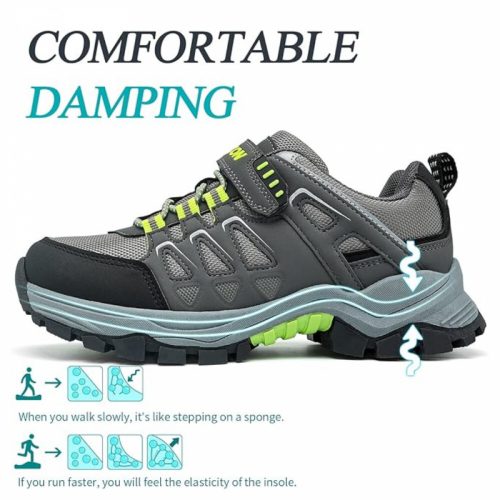 Turistická obuv ASHION pre deti Veľkosť 35 (zelená)