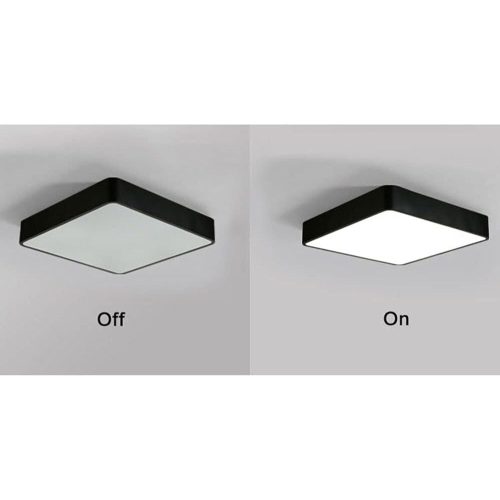 Štvorcová LED stropná lampa CHENKUI - biela