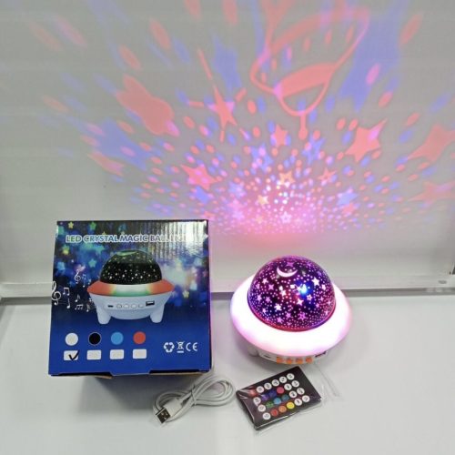 COTOP LED projektor hviezdnej oblohy s Bluetooth reproduktorom – nočné svetlo do detskej izby