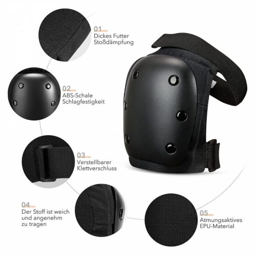 Sada chráničov kolien a zápästí pre deti TOPLUS 6 v 1, veľkosť M