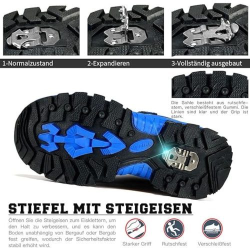 ASHION zimné topánky veľkosť 32 (modro-čierne)