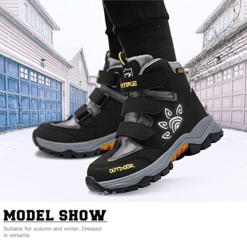 Zimné topánky ASHION veľkosť 26 - žlto-čierne