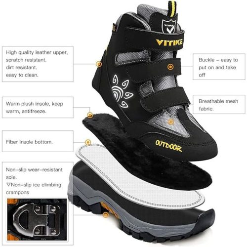 Zimné topánky ASHION veľkosť 27 - žlto-čierne