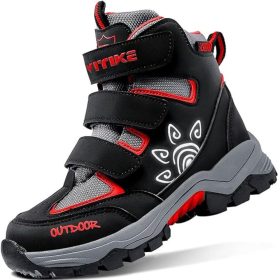 Zimné topánky ASHION veľkosť 28-38 - červeno-čierne