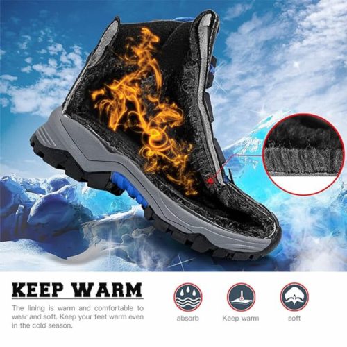 Zimné topánky ASHION veľkosť 26, tmavomodré-čierne