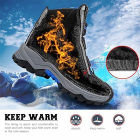   Detské zimné topánky ASHION veľkosť 31-35 – tmavomodré-čierne