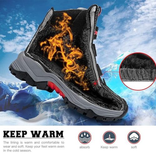 ASHION zimné topánky veľkosť 35 (červeno-čierne)