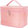 NuAngela kozmetická taštička (ružová kockovaná)