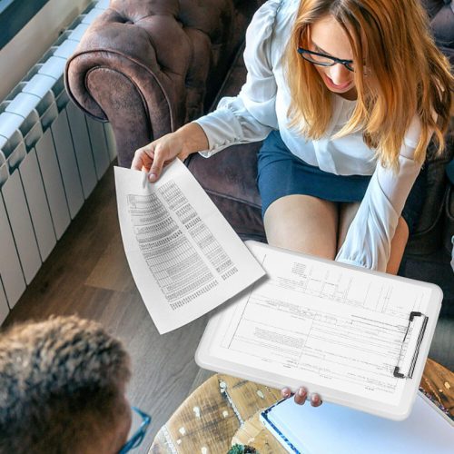 Zakladač Sithon A4 s priečinkom – praktický kancelársky zakladač na dokumenty