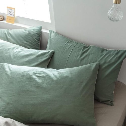 GETiya Poťah na detskú posteľnú bielizeň 155x220cm (tmavozelená)