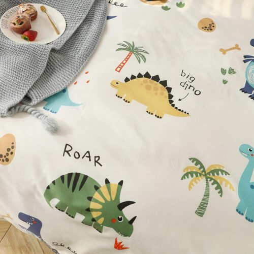 Elegantná obliečka na perinu GETIYA 135x200 cm – vzor s dinosaurom