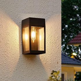   Vonkajšia solárna nástenná lampa JeeYee – 2 ks, energeticky úsporné osvetlenie