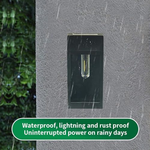 Vonkajšia solárna nástenná lampa JeeYee – 2 ks, energeticky úsporné osvetlenie