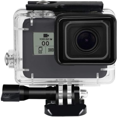 Lupholue Vodotesné priehľadné puzdro GoPro do 50 m – Potápačské puzdro s červeným filtrom na nahrávanie pod vodou