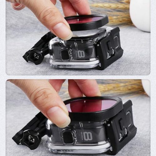 Sada filtrov Lupholue 3 v 1 pre mobilný telefón – červená, ružová a fialová