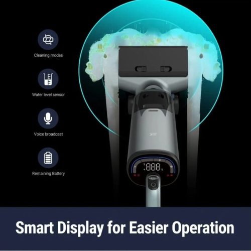 OSOTEK H200 3 v 1 bezdrôtový vysávač a mop – inteligentný čistič podláh s LED svetlom a funkciou samočistenia