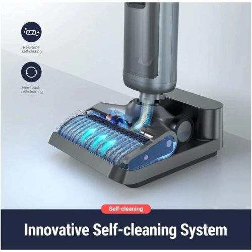OSOTEK H200 3 v 1 bezdrôtový vysávač a mop – inteligentný čistič podláh s LED svetlom a funkciou samočistenia
