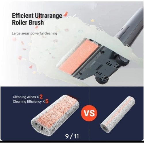 OSOTEK H200 3 v 1 bezdrôtový vysávač a mop – inteligentný čistič podláh s LED svetlom a funkciou samočistenia