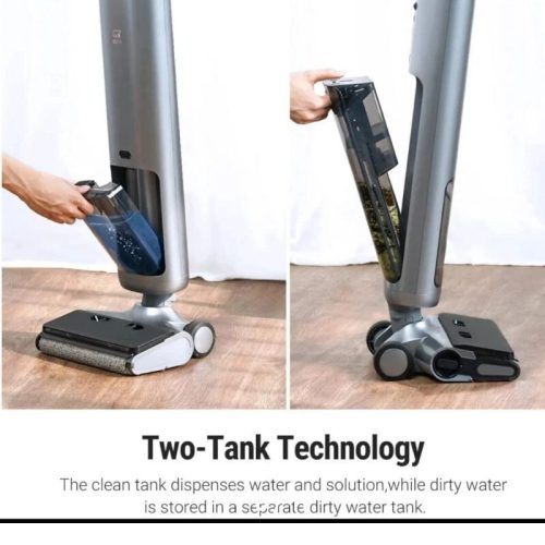 OSOTEK H200 3 v 1 bezdrôtový vysávač a mop – inteligentný čistič podláh s LED svetlom a funkciou samočistenia