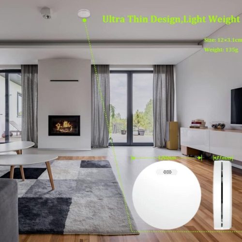 Xindum 3 ks biely snímač tepla – s lítiovou batériou