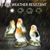 Solárna vonkajšia LED dekoratívna lampa JeeYee s vtáčou hlavicou do záhrady, na terasu a na dekoráciu