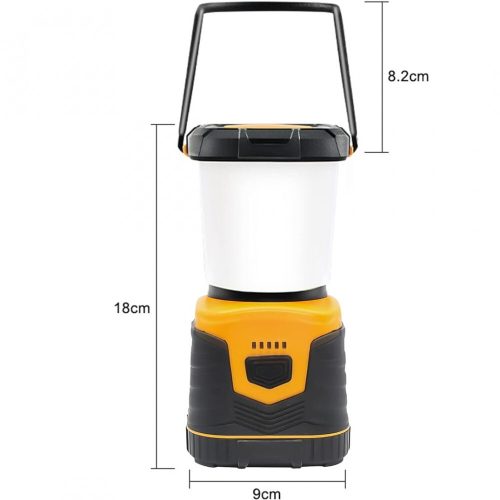 Prenosné oranžové LED kempingové svetlo Pngos – 1000 lúmenov