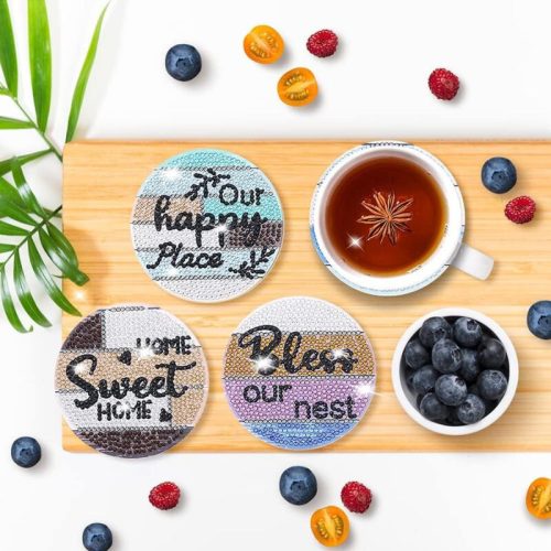 Diamond Painting Coaster – Creative DIY Kit