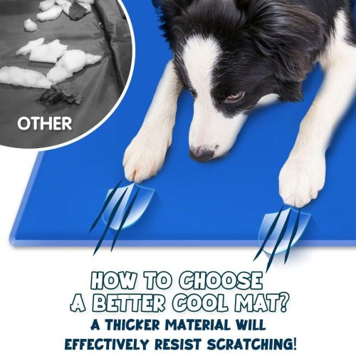 Furrybaby Chladiaci matrac pre domáce zvieratá – XS (30×40 cm), modrý, Letný chladiaci pelech pre malé zvieratá