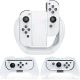 Omotávka Mooroer Joy-Con a pretekárske koliesko 3 ks - biele